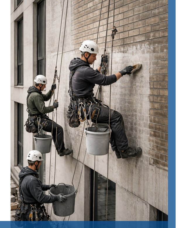 Удаление высолов с фасада в Ялте от 255 р. | ВЫСОТНИК-Ялт