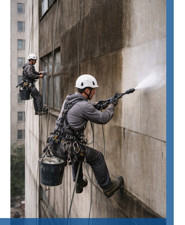 Очистка фасада от копоти в Ялте от 255 р. | ВЫСОТНИК-Ялт