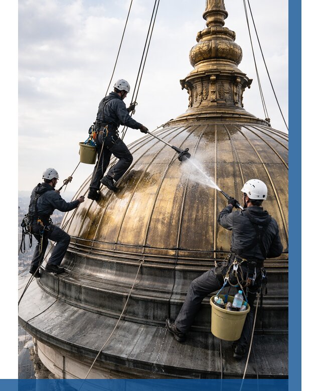 Мойка куполов и шпилей в Ялте от 8173 р. - заказать | ВЫСОТНИК-Ялт