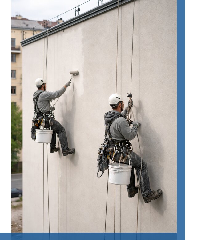 Покраска оштукатуренного фасада в Ялте от 327 р. | ВЫСОТНИК-Ялт