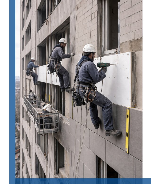 Монтаж фасадных термопанелей высокого качества в Ялте