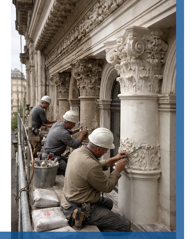 Реставрация фасадной лепнины в Ялте от 2554 р. | ВЫСОТНИК-Ялт