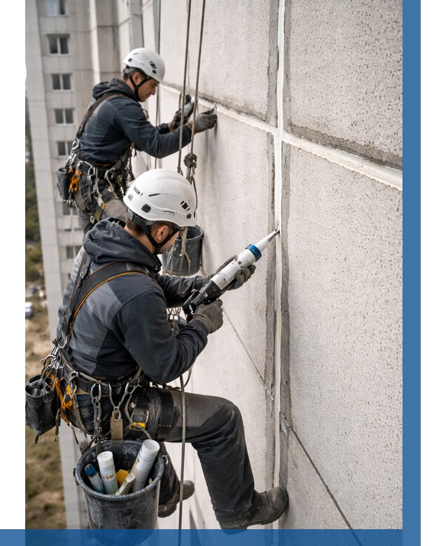 Герметизация межпанельных швов в Ялте от 715 р. | ВЫСОТНИК-Ялт
