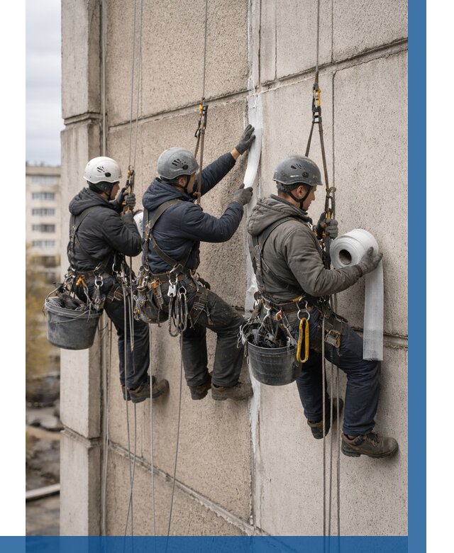 Ремонт межпанельных швов в Ялте от 766 р. | ВЫСОТНИК-Ялт