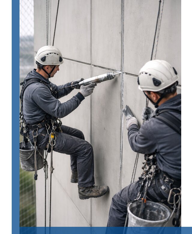 Первичная герметизация швов фасадов и кровель в Ялте