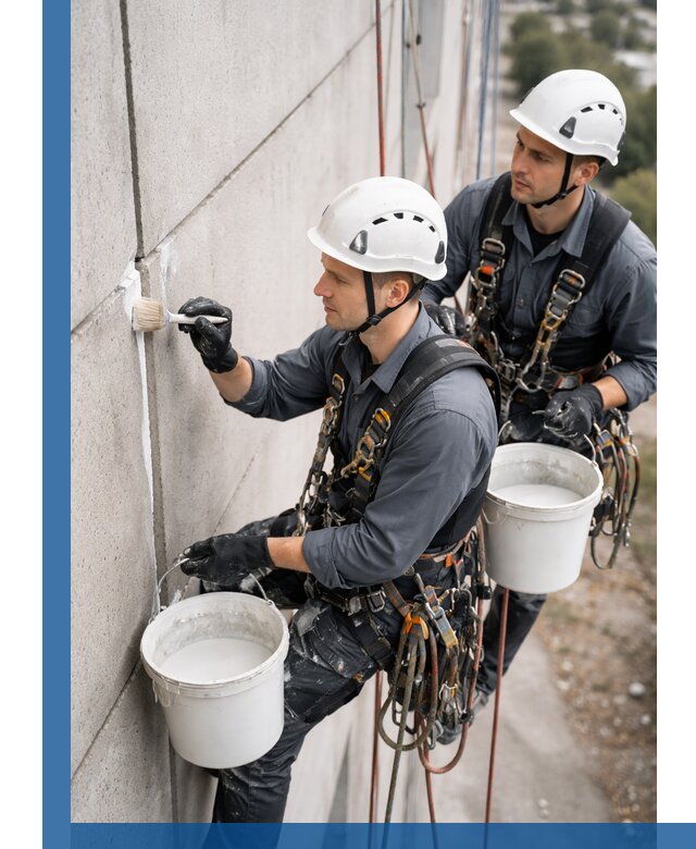 Противогрибковая обработка швов в Ялте для фасадов и кровель