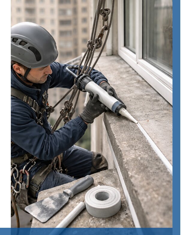 Герметизация балконного козырька в Ялте от 4597 р. | ВЫСОТНИК-Ялт