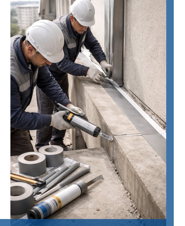 Герметизация примыкания балкона в Ялте от 4597 р. | ВЫСОТНИК-Ялт