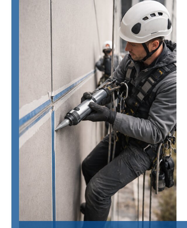 Герметизация стыков фасадных панелей в Ялте качественно и быстро