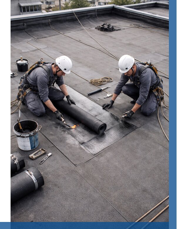 Ремонт мягкой кровли под ключ в Ялте от 715 р. | ВЫСОТНИК-Ялт