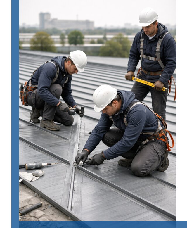 Ремонт фальцевой кровли в Ялте срочно и качественно