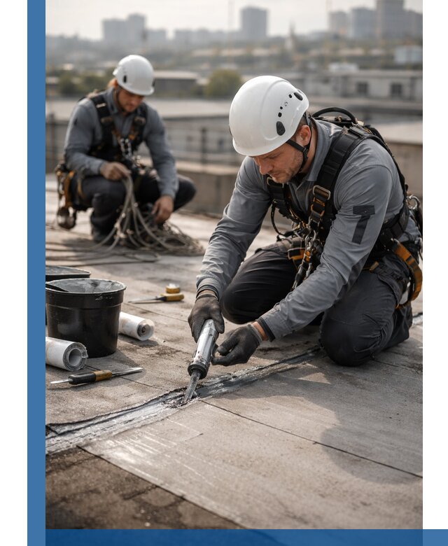 Аварийное и капитальное устранение протечек кровли в Ялте