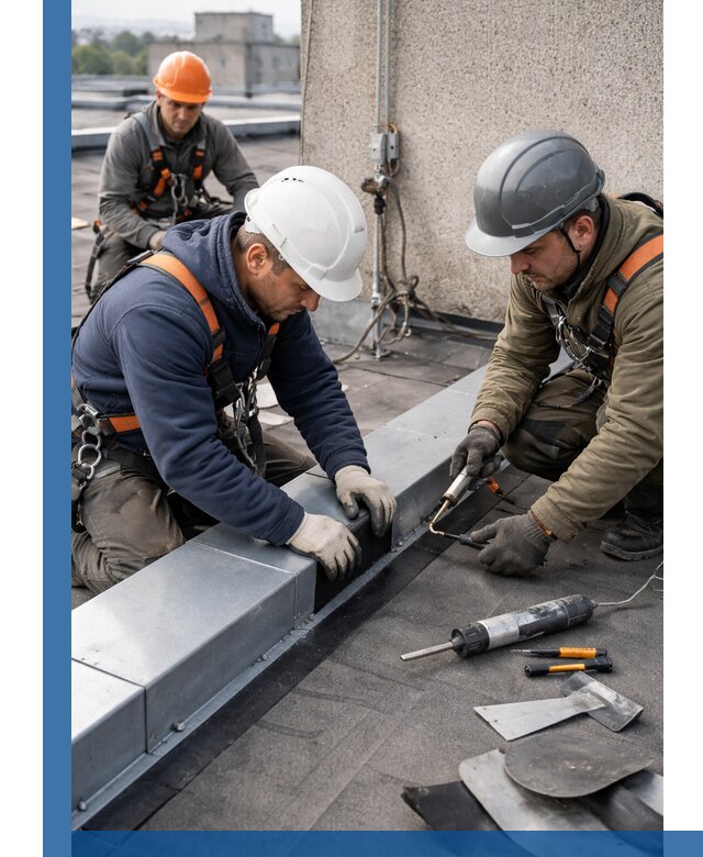 Ремонт кровельных примыканий в Ялте профессионально