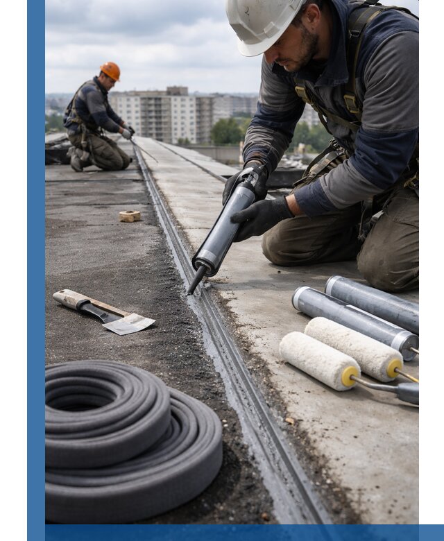 Герметизация швов кровли в Ялте с гарантией герметичности