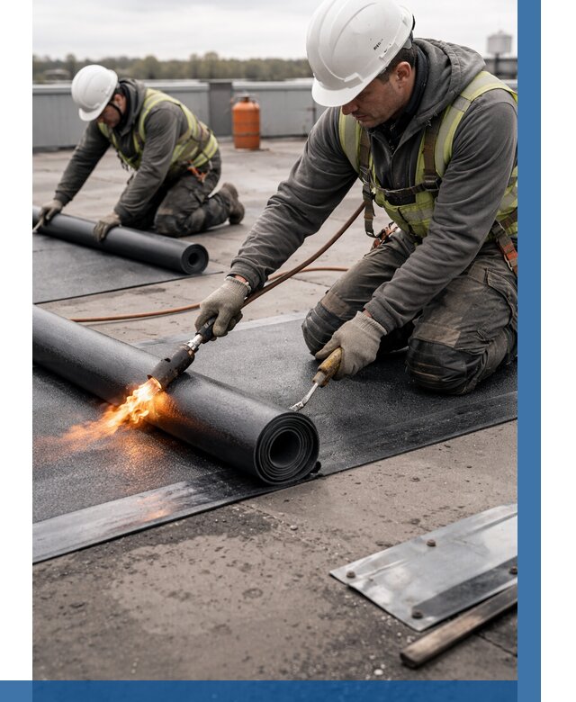 Монтаж наплавляемой кровли в Ялте от 868 р. — ВЫСОТНИК-Ялт