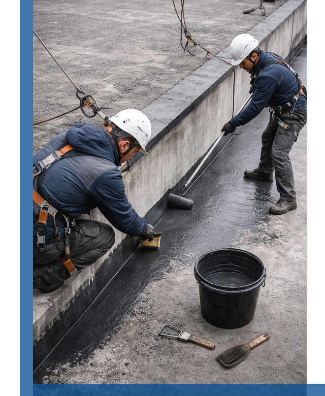 Гидроизоляция кровли жидкой резиной профессионально в Ялте