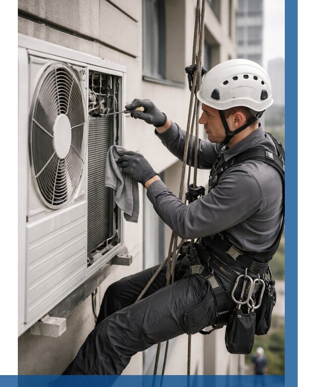 Обслуживание внешнего блока кондиционера в Ялте от 2758 р.ВЫСОТНИК-Ялт