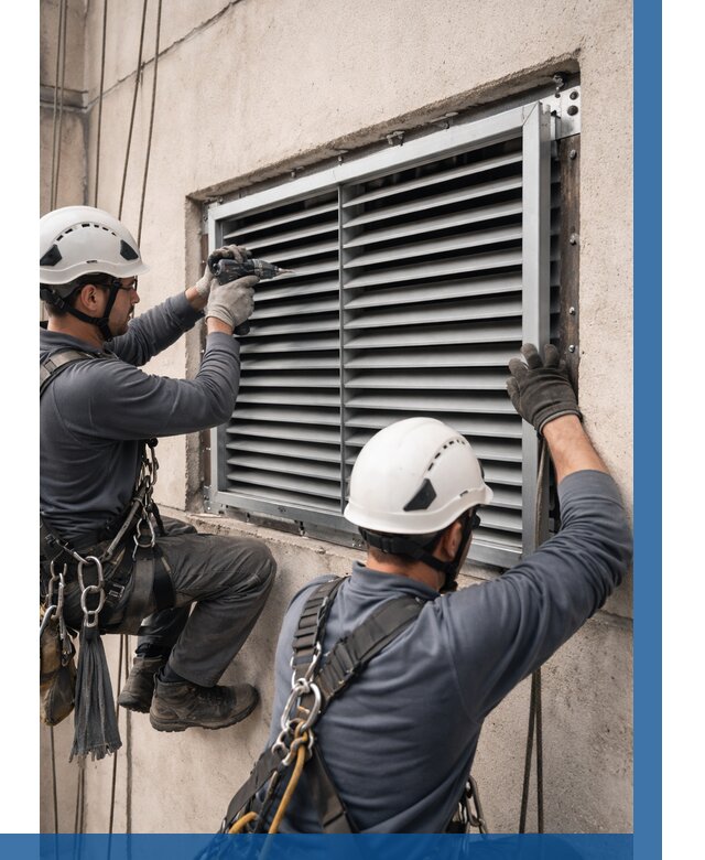 Монтаж вентиляционных решеток в Ялте от 4597 р. | ВЫСОТНИК-Ялт