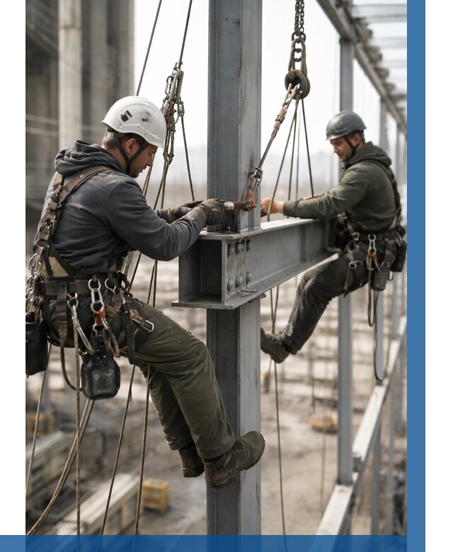 Монтаж металлоконструкций на высоте в Ялте от 3576 р. | ВЫСОТНИК-Ялт