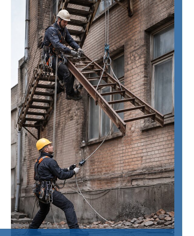 Демонтаж пожарной лестницы в Ялте от 12259 р. | ВЫСОТНИК-Ялт