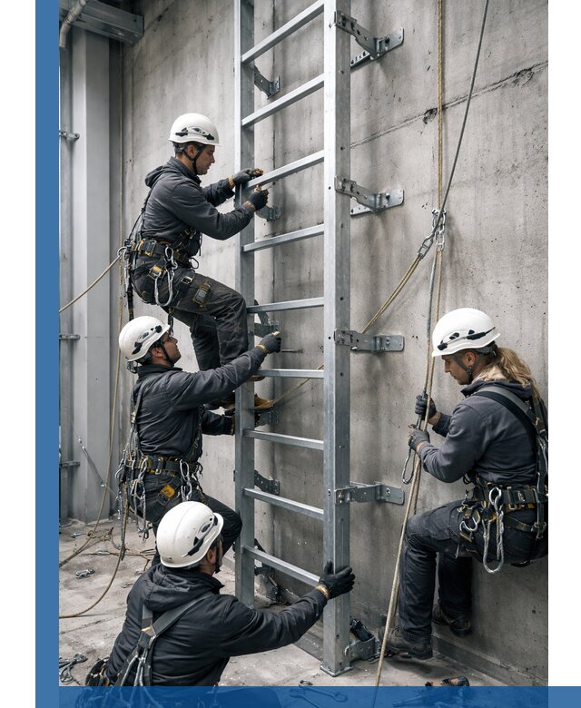 Монтаж металлических лестниц в Ялте под ключ со гарантией