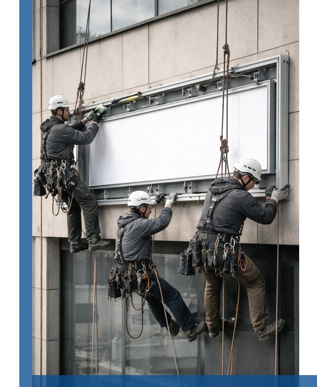 Профессиональный монтаж светового короба под ключ в Ялте