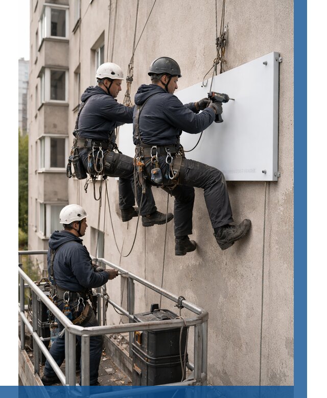 Монтаж табличек и указателей в Ялте от 3576 р. | ВЫСОТНИК-Ялт