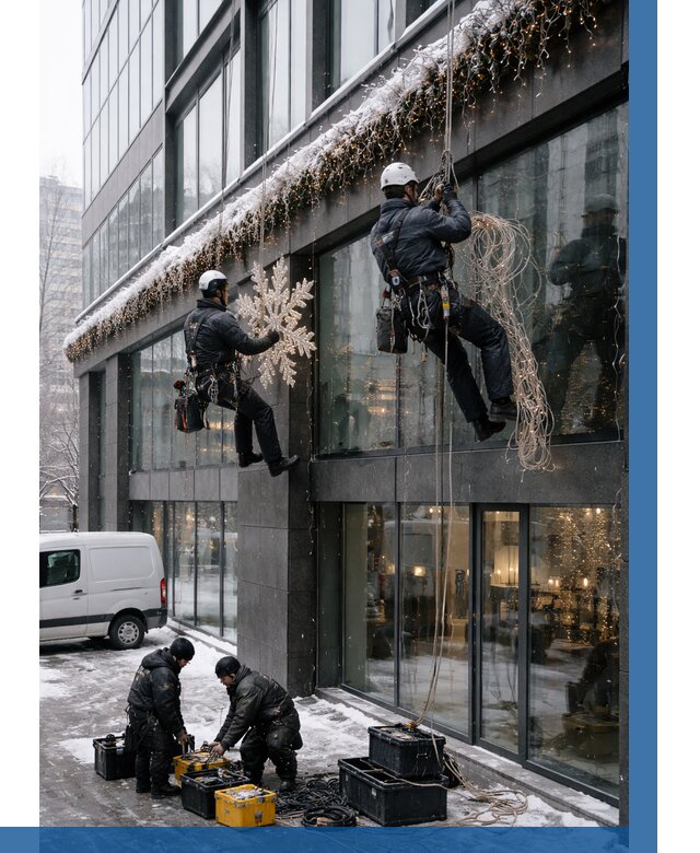 Демонтаж новогоднего оформления в Ялте от 5619 р. | ВЫСОТНИК-Ялт