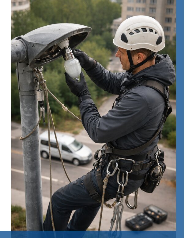 Замена ламп на высоте в Ялте от 2554 р. | ВЫСОТНИК-Ялт