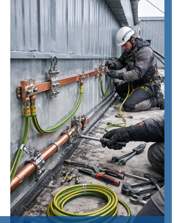 Монтаж заземления здания в Ялте от 25540 р. | ВЫСОТНИК-Ялт