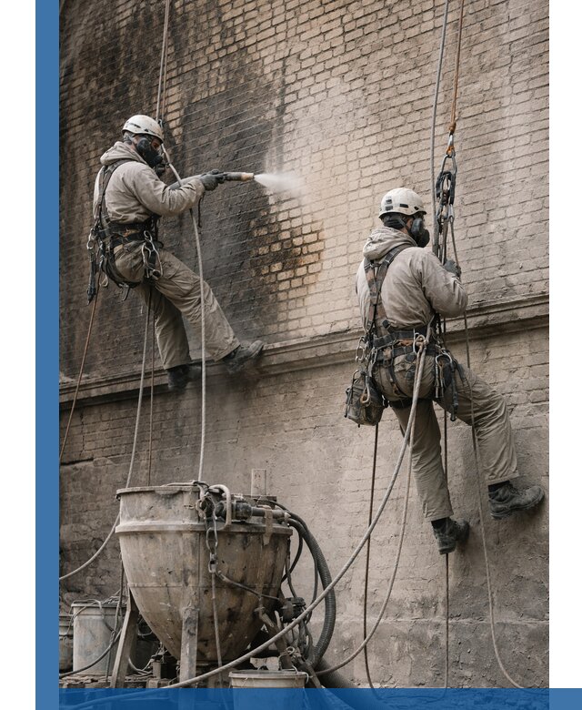 Пескоструйная очистка фасадов в Ялте профессионально