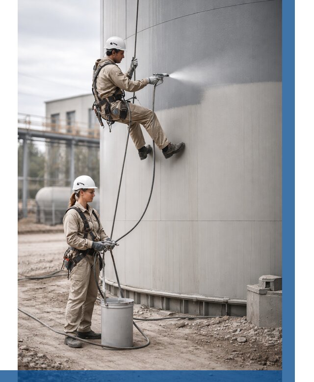 Покраска резервуаров в Ялте от 1226 р. | ВЫСОТНИК-Ялт — заказать