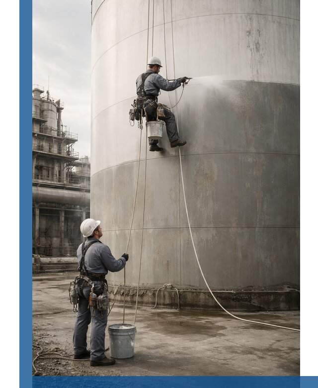 Покраска стальных резервуаров и емкостей в Ялте профессионально