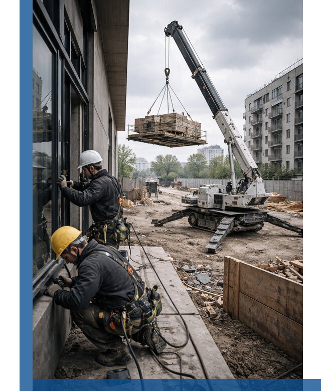 Аренда крана Пионер в Ялте для строительных работ