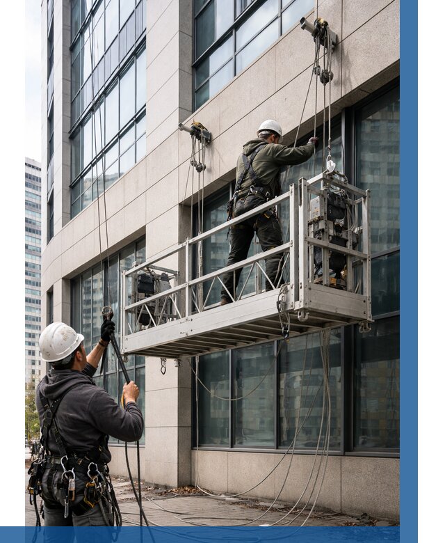 Монтаж и подъем фасадной люльки в Ялте от 12259 р. | ВЫСОТНИК-Ялт