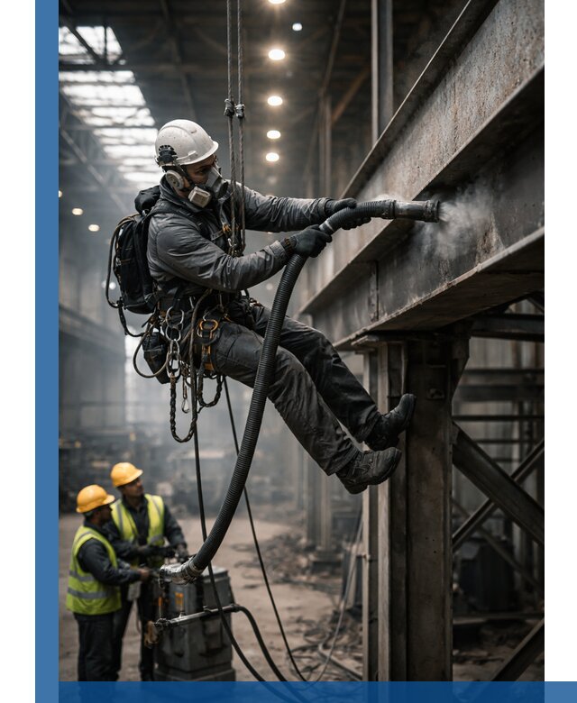 Обеспыливание конструкций в цехах промышленного производства в Ялте