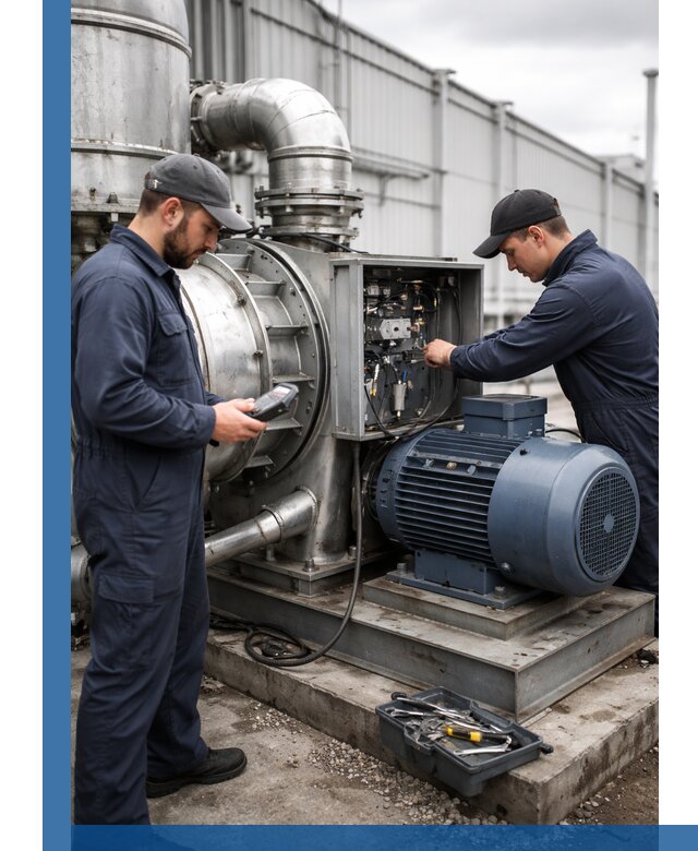 Техническое обслуживание промышленного оборудования в Ялте