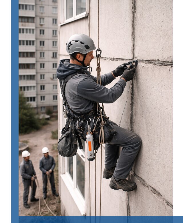 Обследование межпанельных швов и герметизация в Ялте