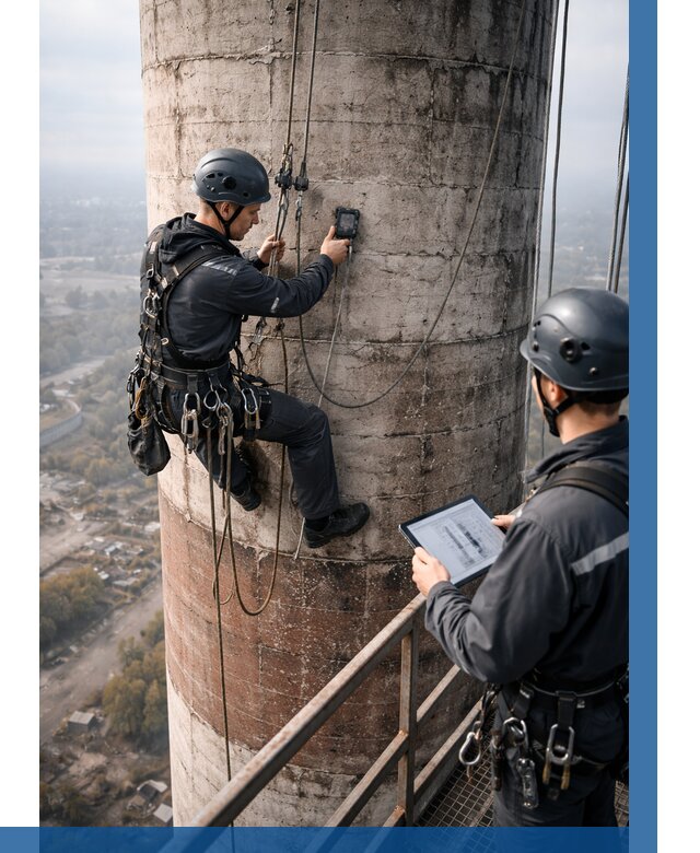 Обследование дымовой трубы в Ялте от 8173 р. | ВЫСОТНИК-Ялт