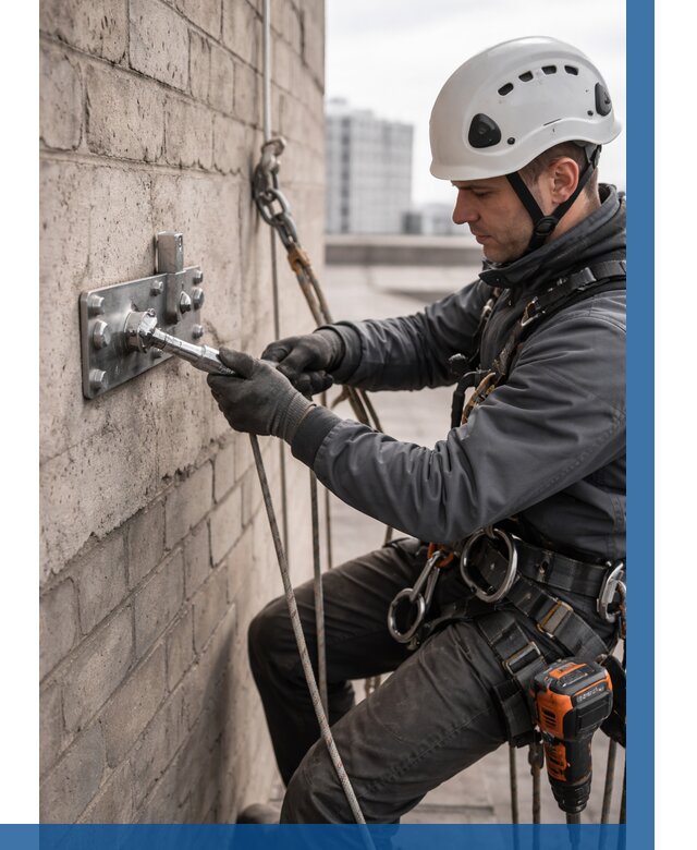 Установка анкерных точек в Ялте от 3576 р. | ВЫСОТНИК-Ялт